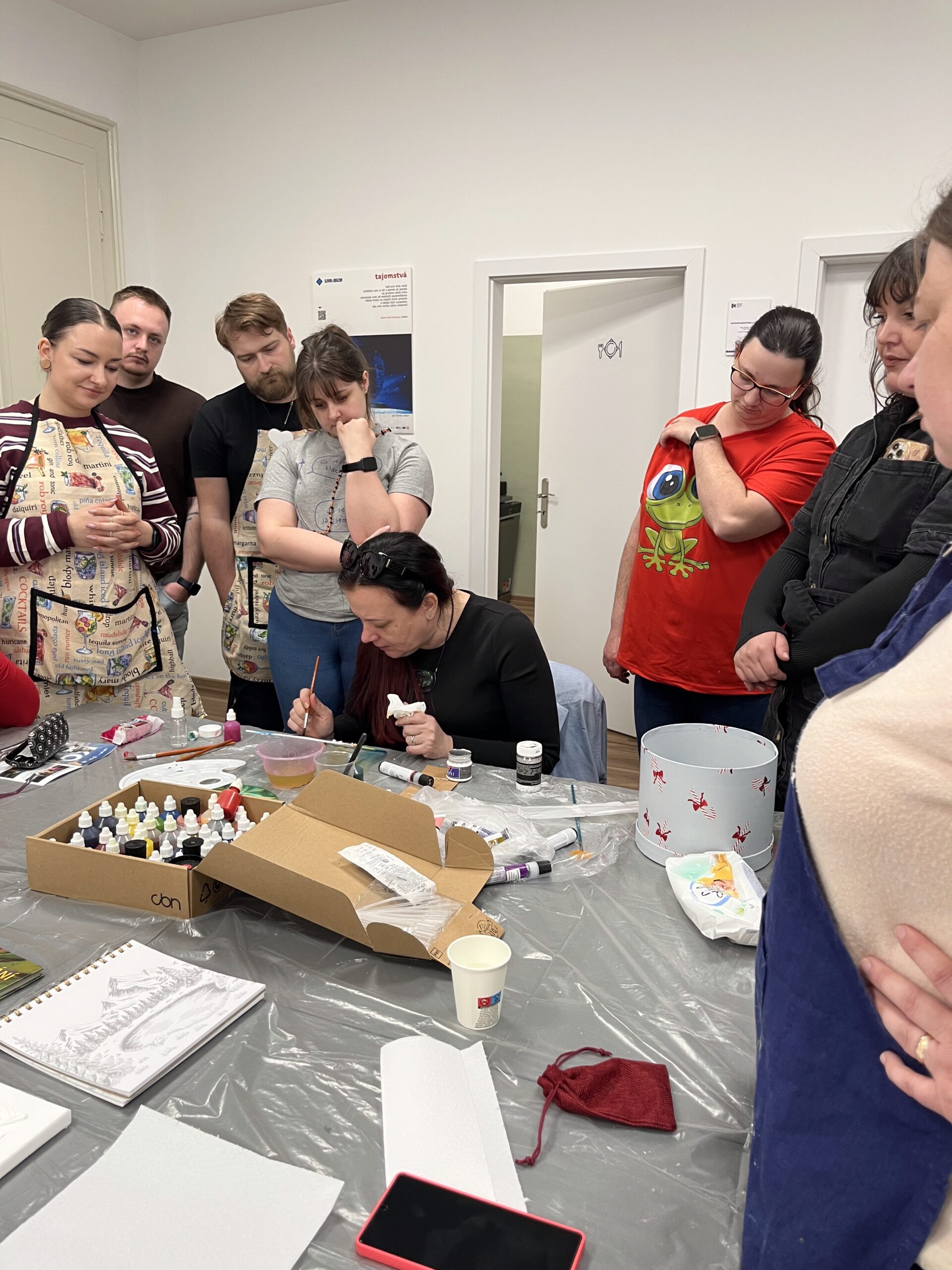 Výtvarníci na školení v Košiciach